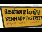 John F. Kennedy - JFK - In Chennai (Madras), India; 11/22/2013