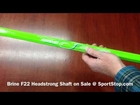 Brine F22 Lacrosse Shaft 2010 Graphics On Sale @ SportStop.com