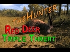 theHunter - Red Deer Triple Threat (muzzleloader gameplay video)