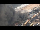 Fire rages in New Jersey beach resort