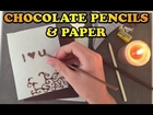 Love Chocolate Paper and Pencils Easy Dessert HOW TO COOK THAT Ann Reardon