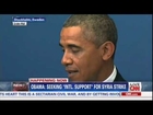 Obama: I Didn't Set A Red Line On Syria