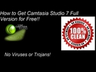 How to Get Camtasia Studio 7 Full for Free 2013! No Viruses or Trojans!