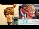 JENNIFER LAWRENCE PIXIE HAIRCUT - HOW TO CUT THE JENNIFER LAWRENCE PIXIE HAIRCUT OF 2013