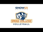 Snow College Volleyball vs  Colby College 2013