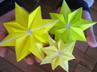 折り紙 キラキラ星の折り方 Origami 8 Pointed STAR　クリスマス七夕