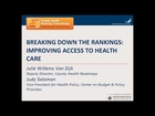 Breaking Down the Rankings Model: Improving Access to Health Care