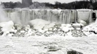 Niagara Falls frozen by arctic chill