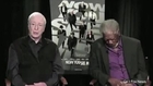 Morgan Freeman Appears to Fall Asleep During TV Interview