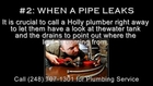 Holly MI Plumbing Service - 3 Tips When to Call - (248) 707-1301